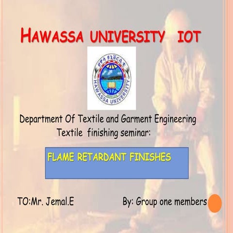 flame retardant and proof finish