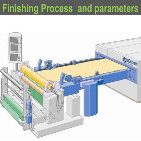 Finishing process  and parameters