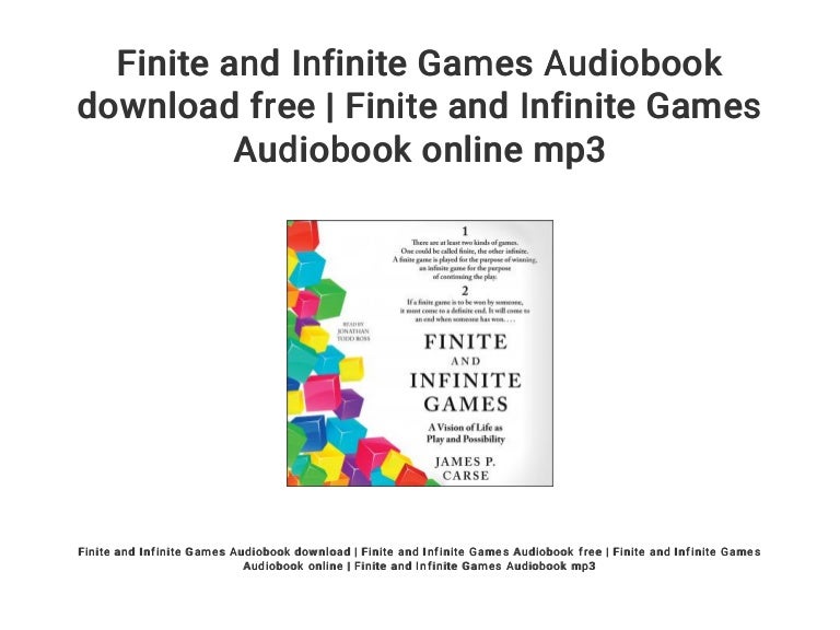 Finite And Infinite Games Audiobook Download Free Finite And Infini Finite And Infinite Games Audiobook Download Free Finite And Infini