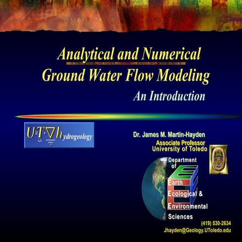 FiniteDifference GW modeling  -  Compatibility Mode  -  Repaired.ppt