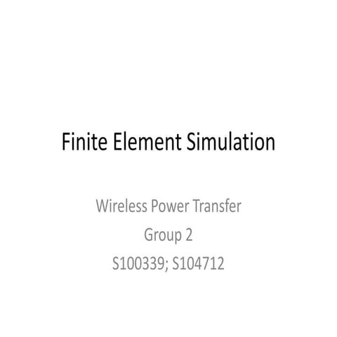 Finite Element Method Magnetics (FEMM) simulation