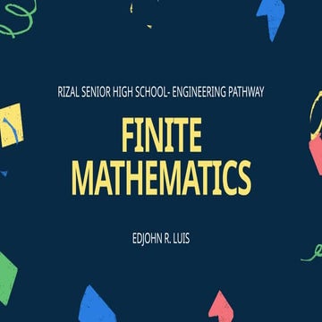 Finite Math and introduction to mathematics in nature.pptx