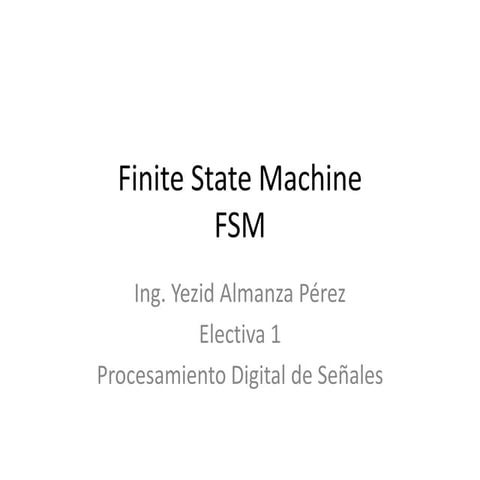 Finite state machine