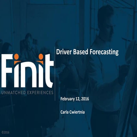 Finit - Driver Based Forecasting 021216