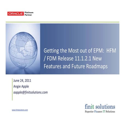 Finit solutions   getting the most out of epm - 11 1 2 1