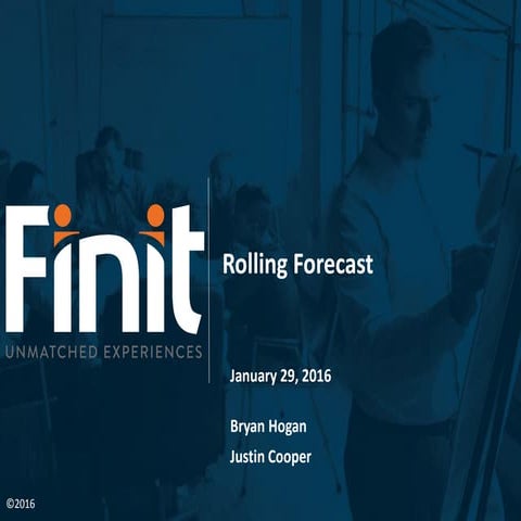 Finit solutions - The Benefits of a Rolling Forecast