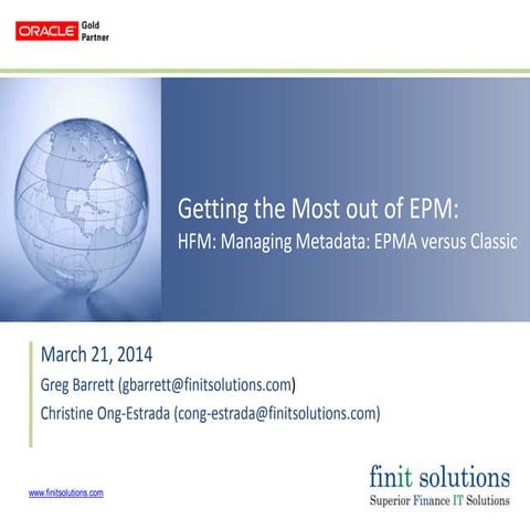 Finit solutions epma_hfm_managingmetadata_201403