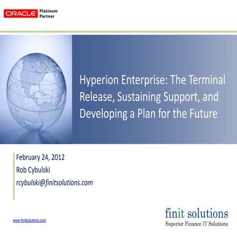 Finit Solutions - Hyperion Enterprise Final Release