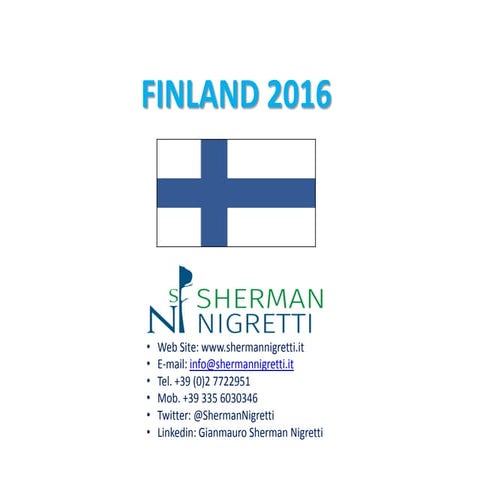 Sherman Nigretti - Finland - corporate and tax highlights 2016
