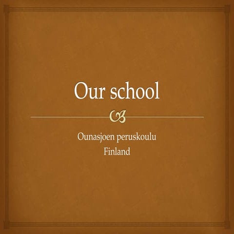 Finland, ounasjoen peruskoulu