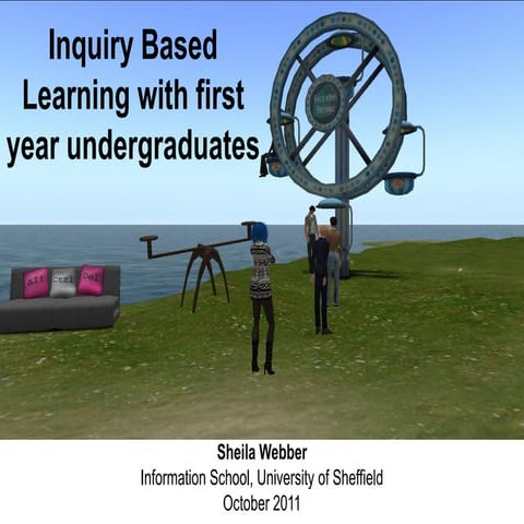 Inquiry Based Learning with first year undergraduates