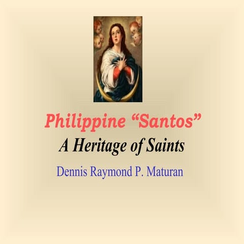 Philippine Santos presentation