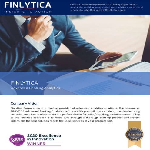 Finlytica Solutions Brief​