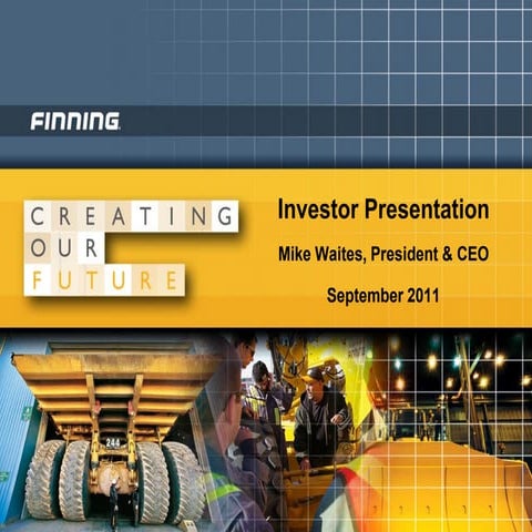 Finningpresentation uk sep 2011_final | PDF