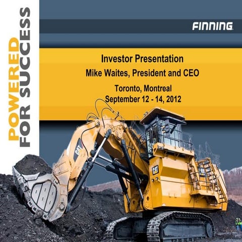 Finningpresentation uk sep 2011_final | PDF