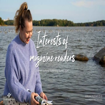 NRS 2024: Interests of Finnish magazine readers