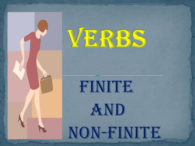 Finite and non finite verbs