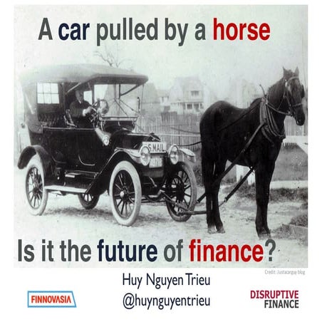 A car pulled by a horse: is it the future of finance?