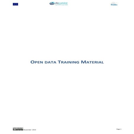 FINODEX open data training