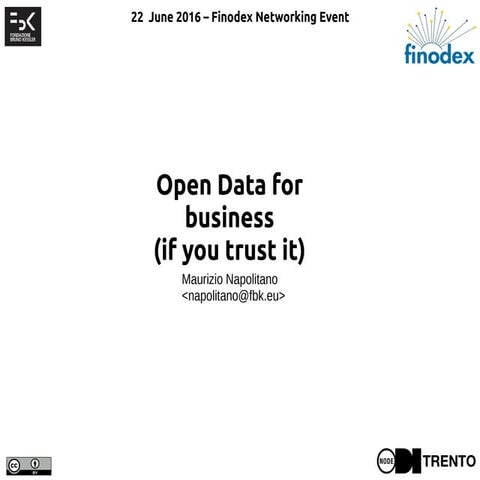FINODEX: open data for business (if you trust it)