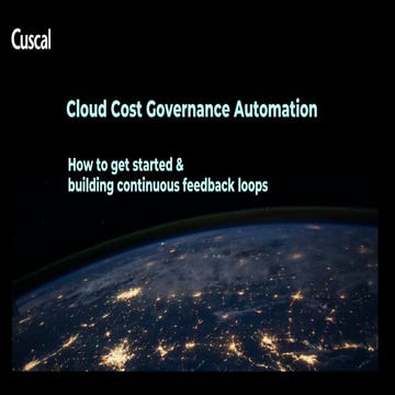 Cloud Cost Governance Automation - How to get started &  building continuous ...