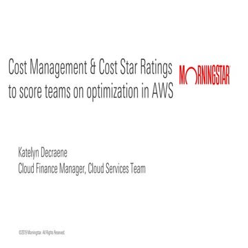 Chicago FinOps Meet-Up - 11.19.2019