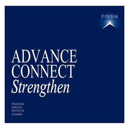 Finsia, Innovations In Asset Allocation Presentations, Thursday 9 June