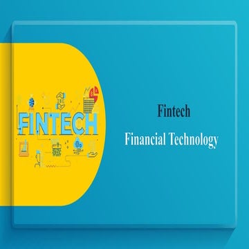 Financial Technology(I Mcom Madras University)