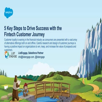 5 Key Steps to Drive with Fintech Customer Journeys