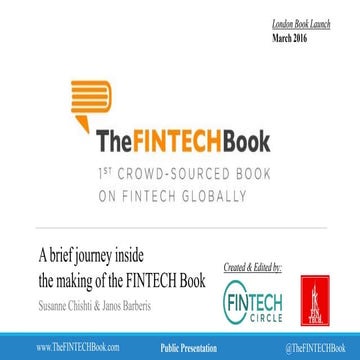 The Journey of the #FinTech Book 