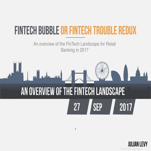 Fintech Bubble or Fintech Trouble  Redux