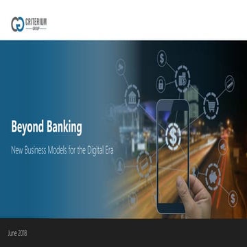 Beyond Banking: New Business Models for the Digital Era