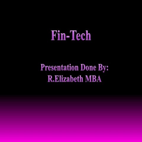 Fin-Tech