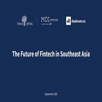 The Future of Fintech in Southeast Asia