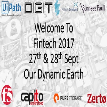 Fintech 2017 Edinburgh (Day 2)