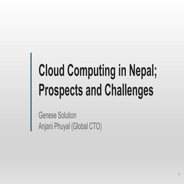 Presentation at Fintech Summit