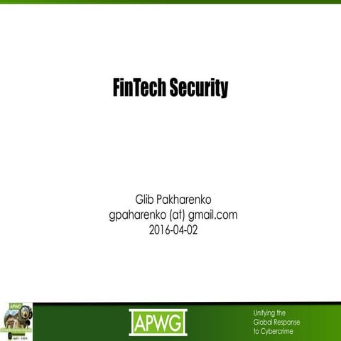 Fintech security