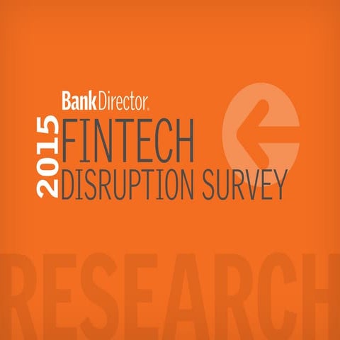 2015 Fintech Distrubtion Survey