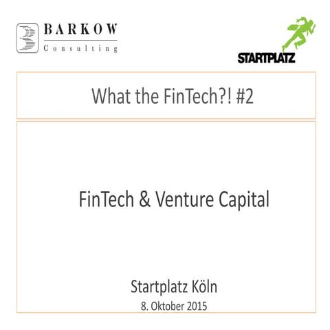 FinTech Venture Capital