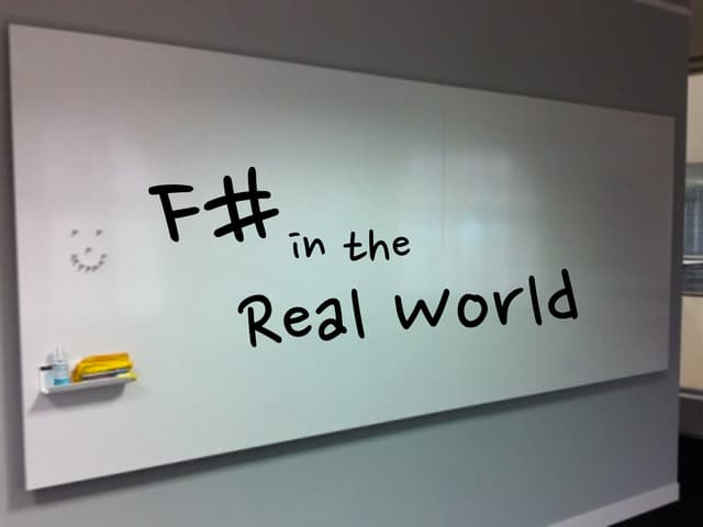 F# in the real world (NDC)