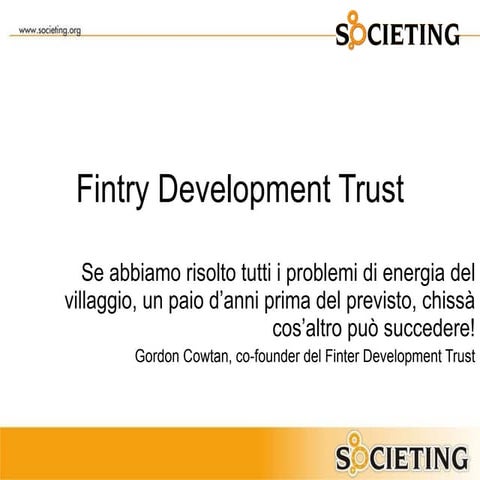 Tre esempi di smart village | DOCX