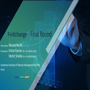 FinXchange(SIIB) finalist - 2017