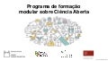 Programa de formação modular sobre Ciência Aberta