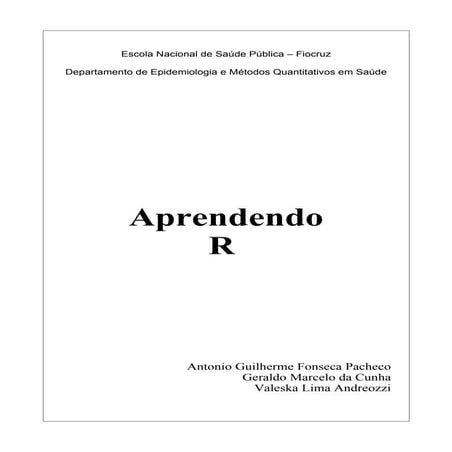 Fiocruz aprendendo r