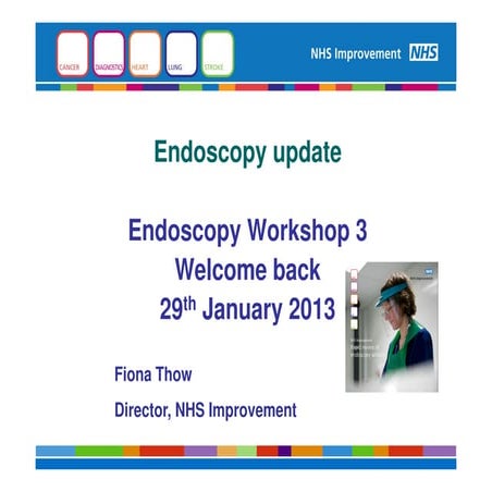 Endoscopy Workshop 3 - Fiona thow - welcome