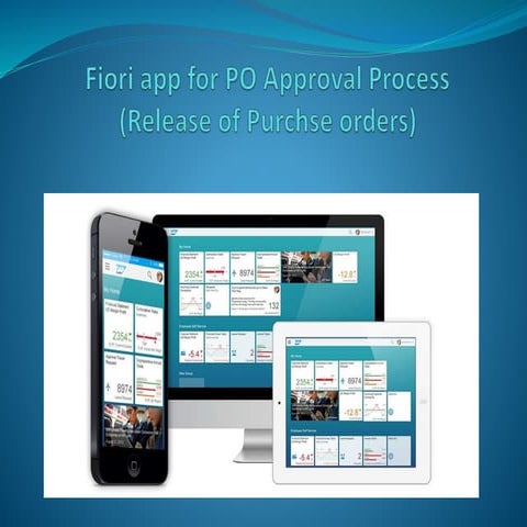 Fiori app for po approval process sap mm