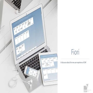 A short walkthrough about the new user interface and user experience of SAP