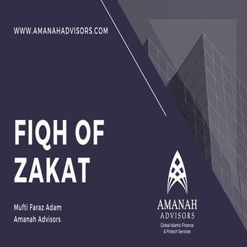 Fiqh of zakat