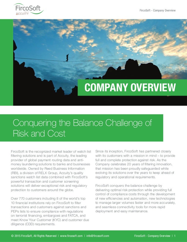 Fircosoft Company Overview