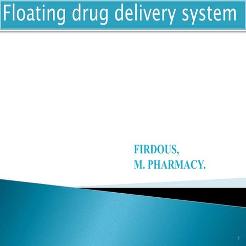 floating drug delivery system